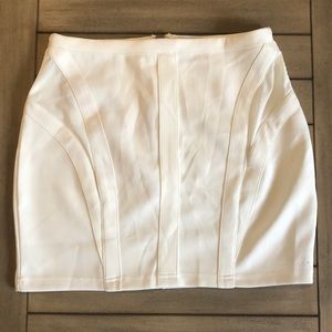 White skirt
